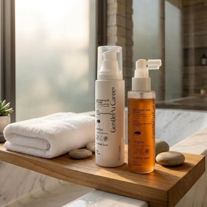 Hair Loss Treatment Complete Kit - Pore Cleansing Shampoo & Growth Stimulating Lotion Nourishes Follicles & Strengthens Roots for Thicker & Healthier Hair for All Hair Types - Image 2